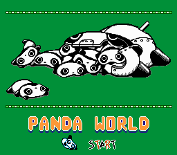 Panda World Title Screen